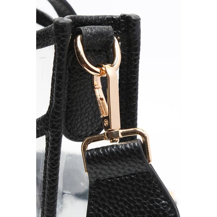 Hana - Wholesale Crossbody Bag - Women's - Clear Stadium Crossbody Mini Bag12