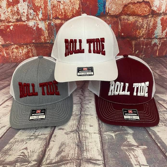 Speckle Bellies Clothing Company - Wholesale Trucker Hat - Unisex - Roll Tide Puff1