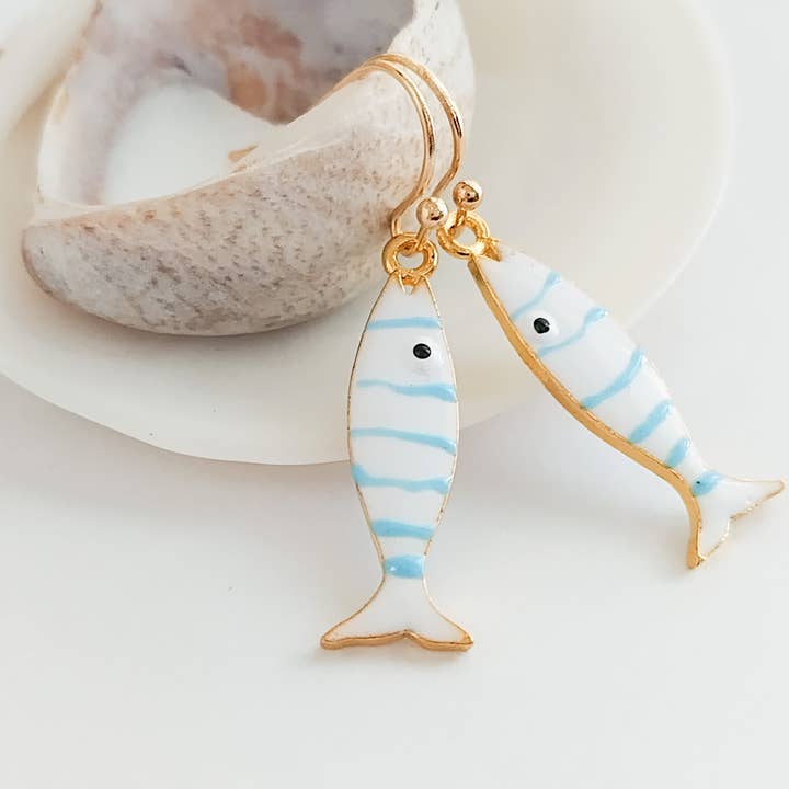 Piccadilly Pendants - Wholesale Dangle earrings - Fish Earrings, Nautical Earrings, Coastal Jewelry 2