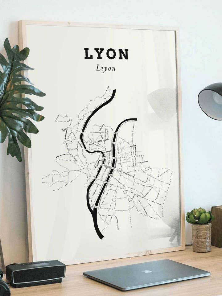 Affiche Le Bon Plan - Lyon Crème pour la vente par Zébu