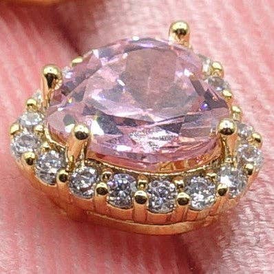 Daemon srls - Wholesale Stud/Post Earrings - DIANA ~Orecchini a bottone con cubic zirconia a forma di cuore13