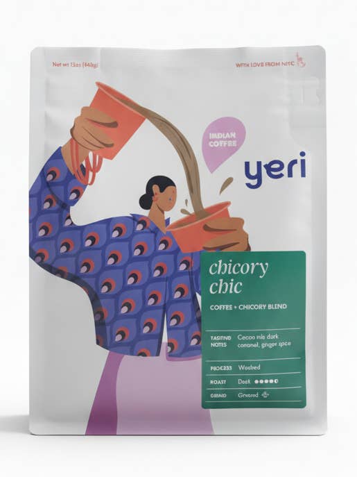 Chicory Chic: Traditional Indian/NOLA Blend - Bold, Velvety for wholesale by Yeri Coffee