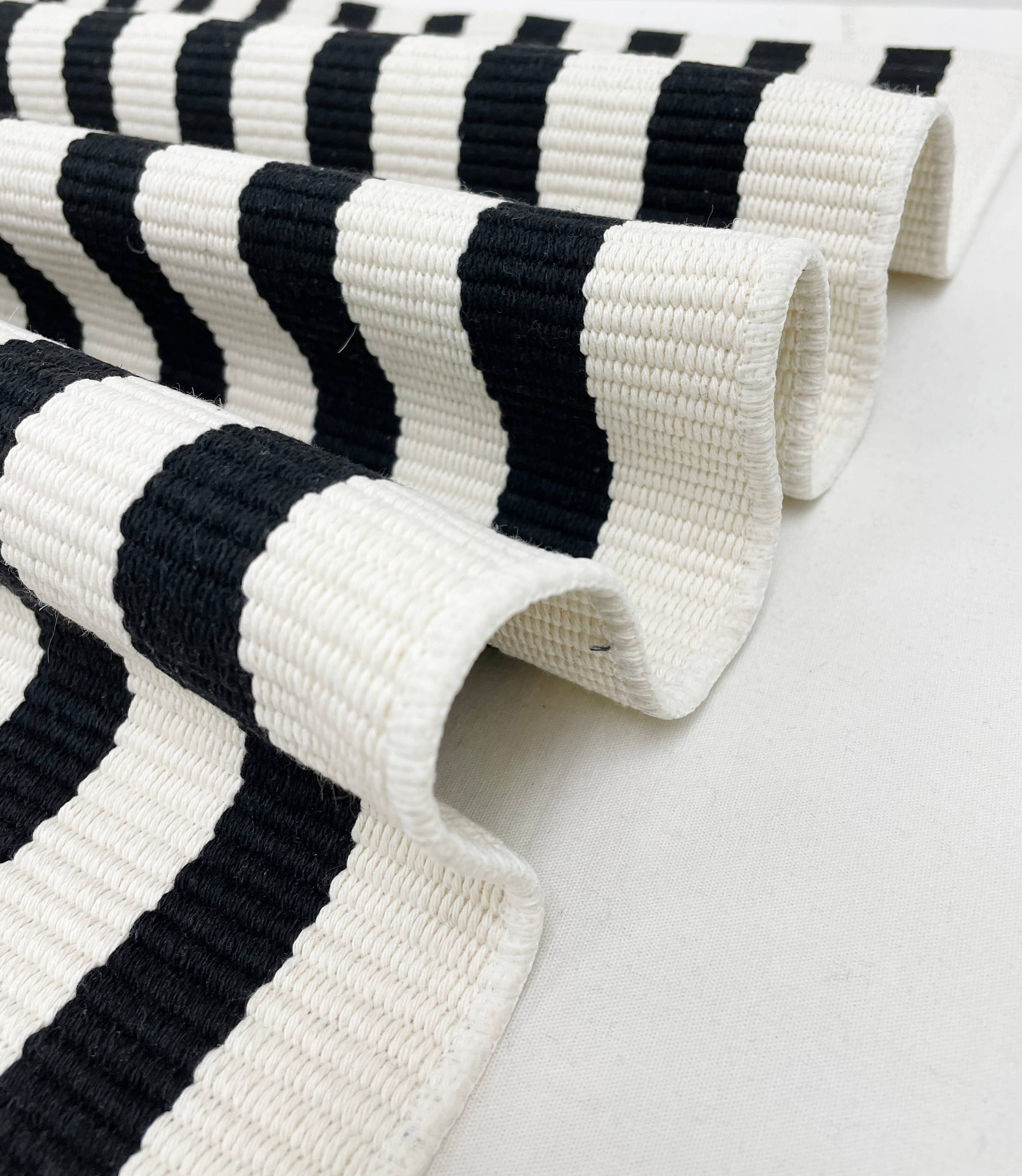 Fennco Styles – Engroshandel Løst tæppe – Vævet bomuldsblanding klassisk stribet område tæppe1