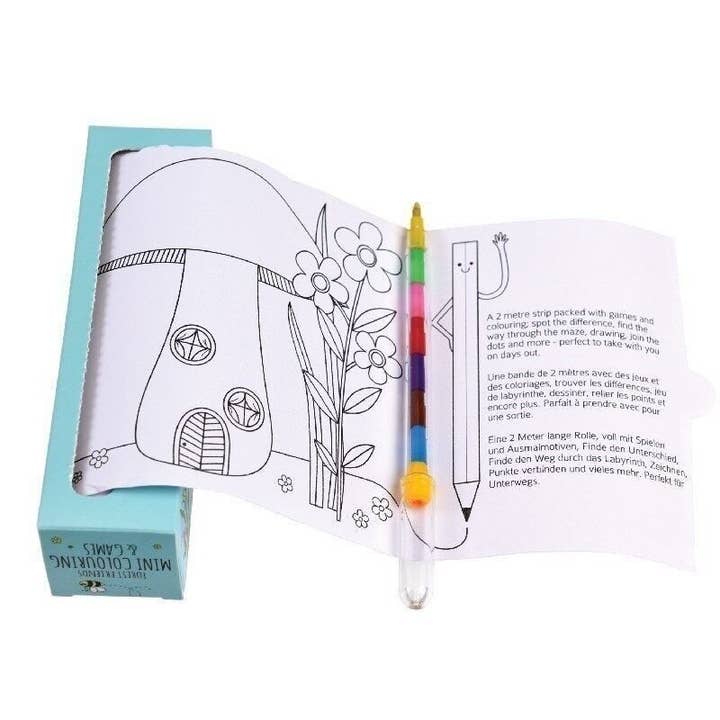 Rex B2B - UK – wholesale DIY craft kit – Child – Mini Colouring And Games - Forest Friends2