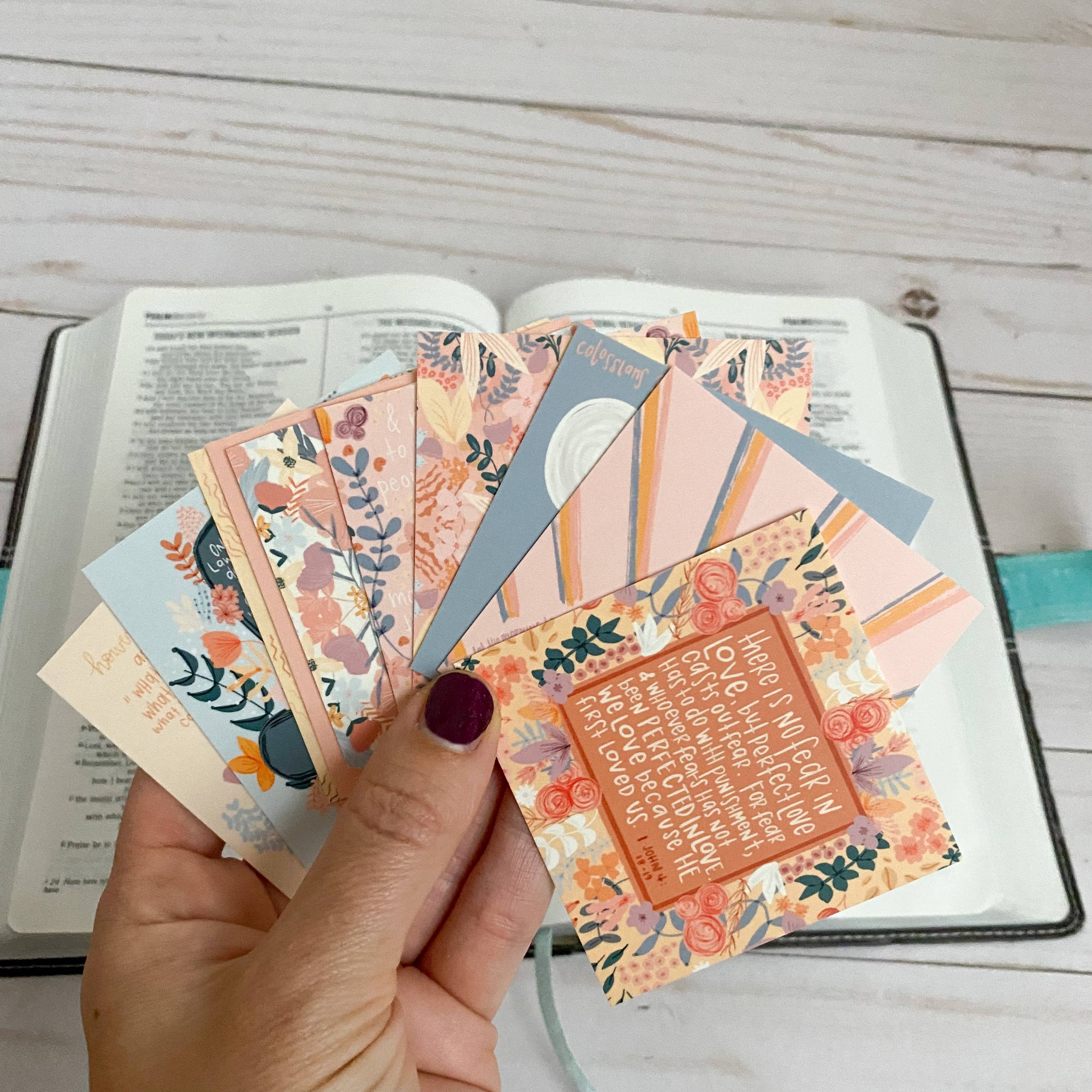 swaygirls – Cartão religioso por atacado – Cartões de Oração | Cartões das Escrituras | Versículos da Bíblia sobre o amor9