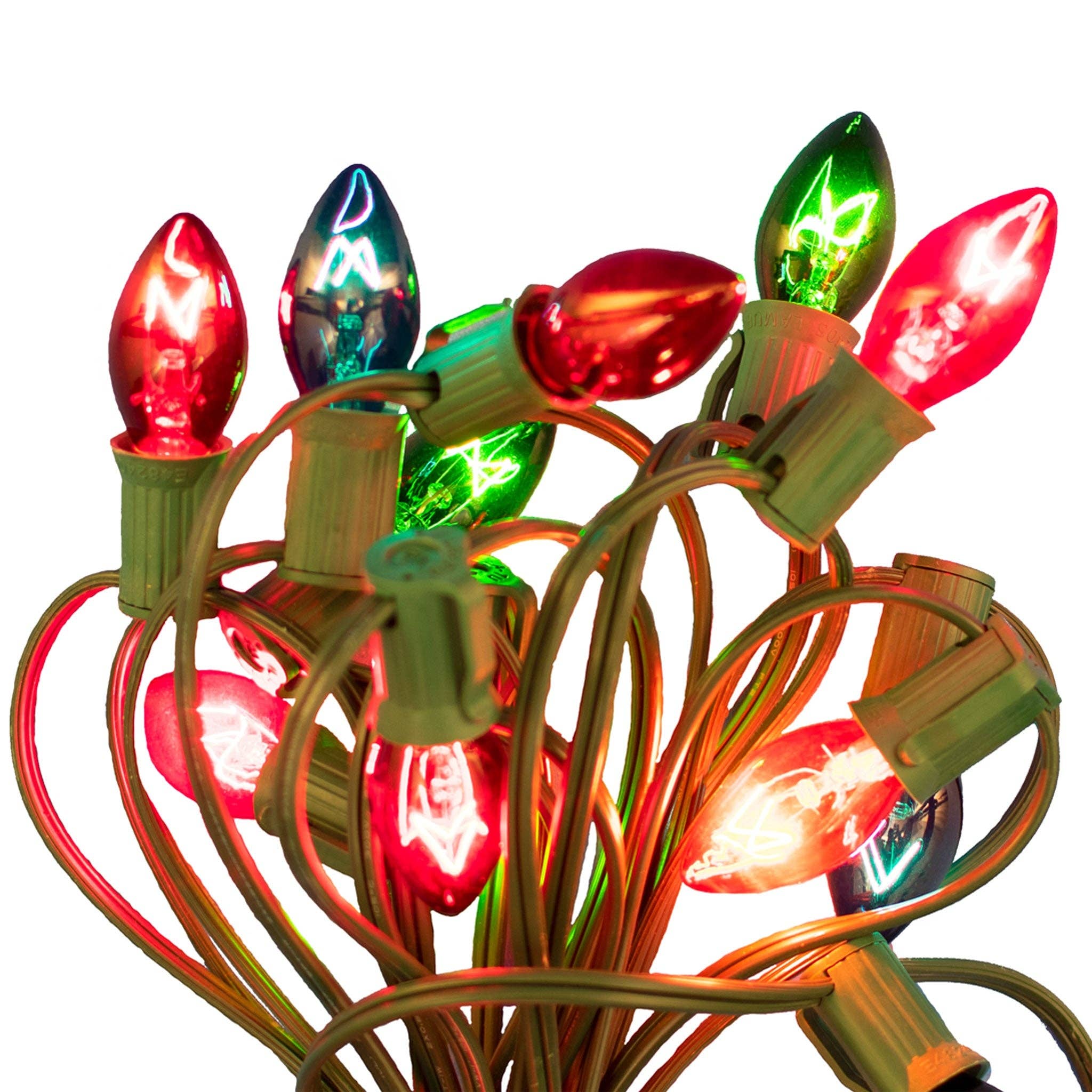 Lee Display - Wholesale Christmas Decoration - Multi-Color Light Bulbs with Pink2