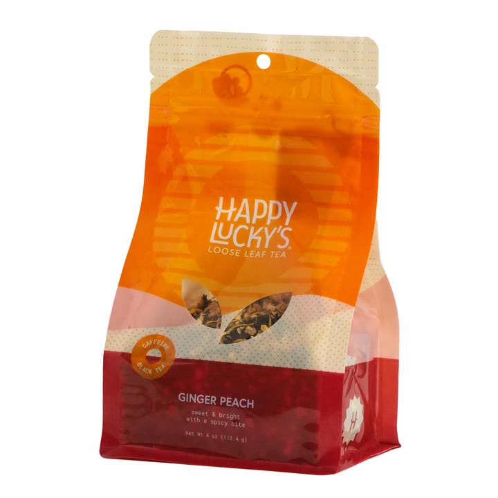 Happy Lucky's - Wholesale Loose Tea - Ginger Peach Tea