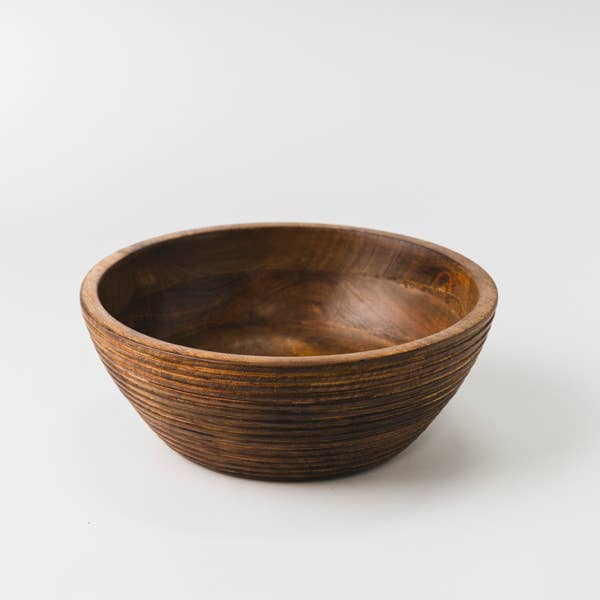 Mela Artisans - Wholesale Decorative Plate/Dish/Bowl - Cascade Handcarved Mangowood Bowls1