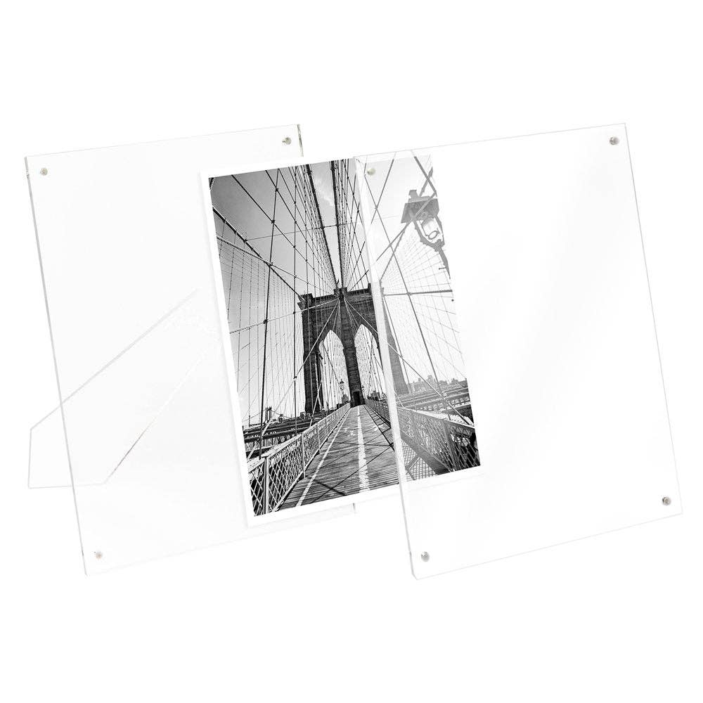 Isaac Jacobs International - Wholesale Picture Frame - Isaac Jacobs Clear Plain Magnetic Acrylic Picture Frame14
