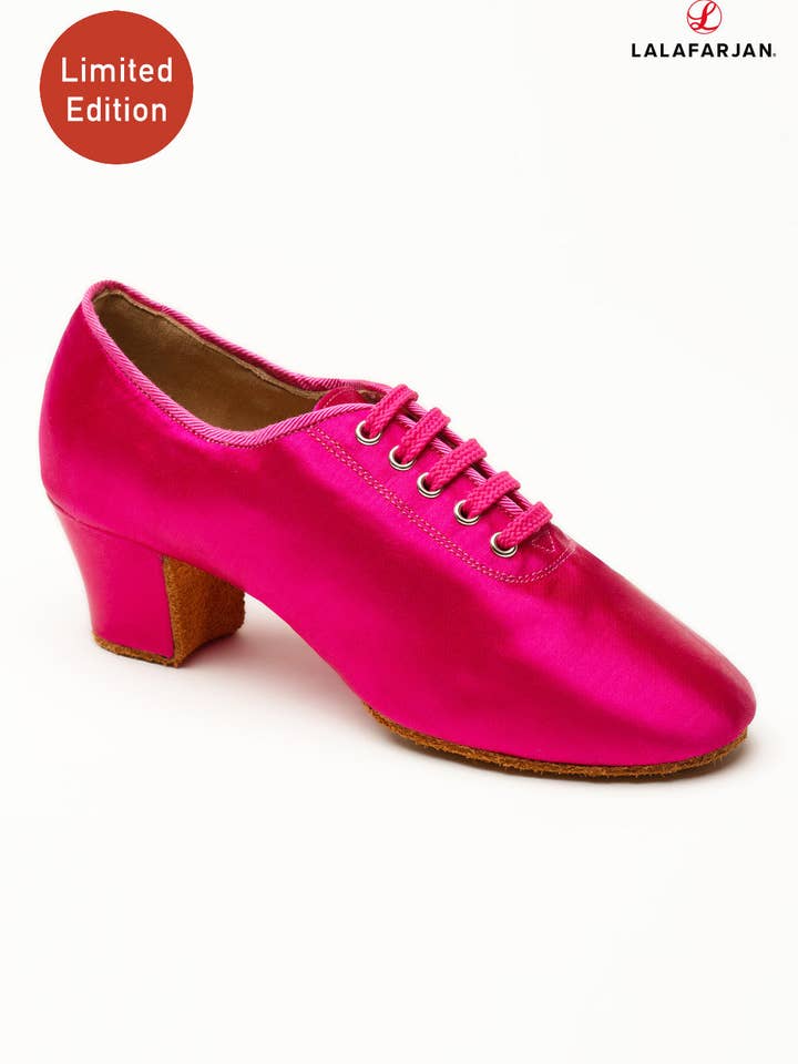 Chaussures de danse - Alejandra - Rose - Satin - 5 cm pour la vente par Lalafarjan & Lalafarjan GbR