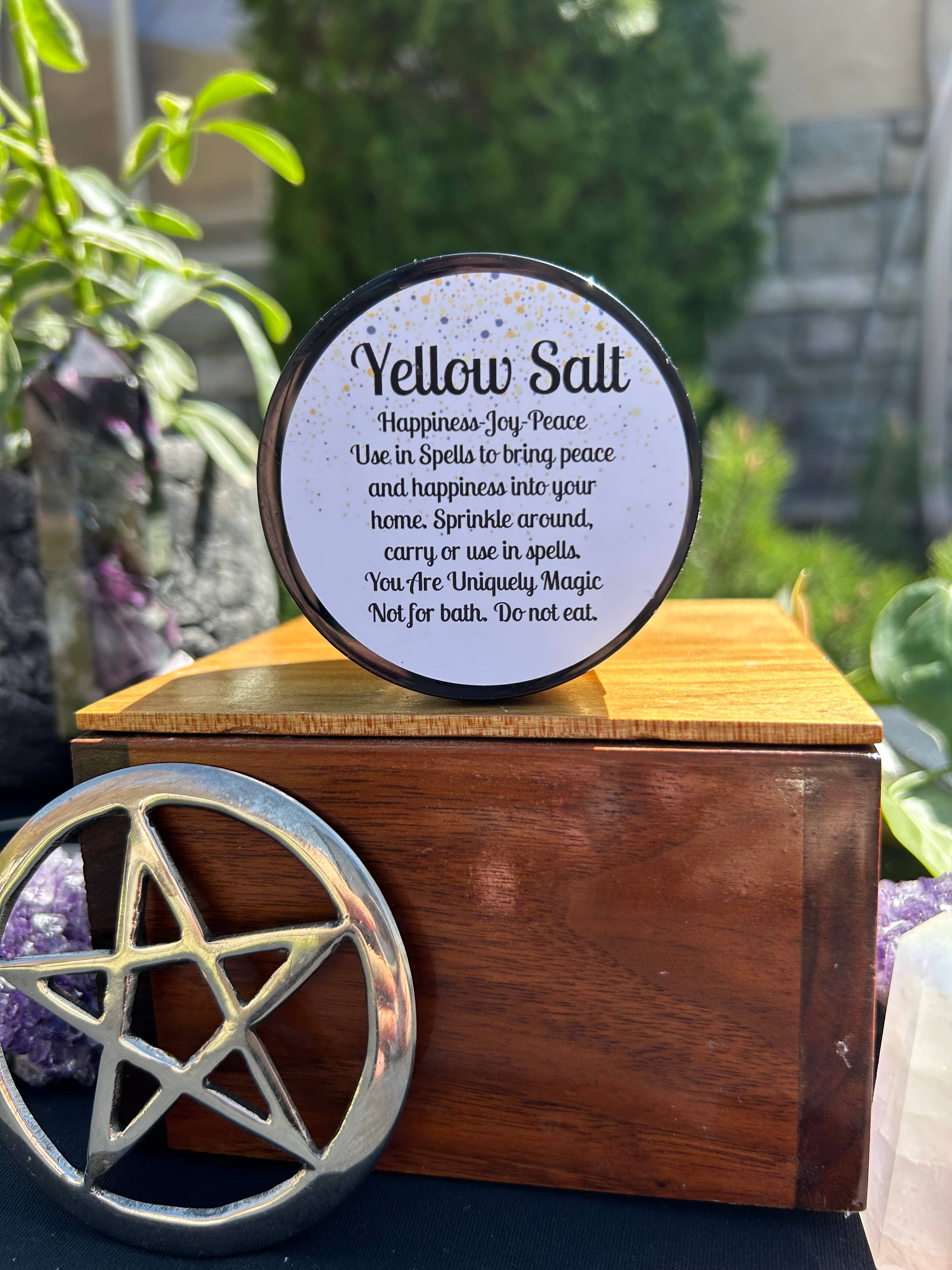 You Are Uniquely Magic - Vente Accessoire de méditation - Sel Yellow Witches 5 oz - Apportez joie, paix et bonheur à la maison4