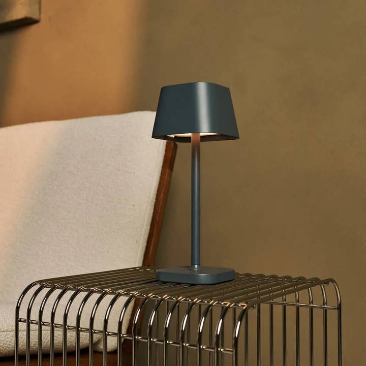 Tavellio - Wholesale Accent/Desk Lamp - Ava Stone Grey - Rechargeable Table Lamp | Stylish, Cordless Lamp & Dimmable10