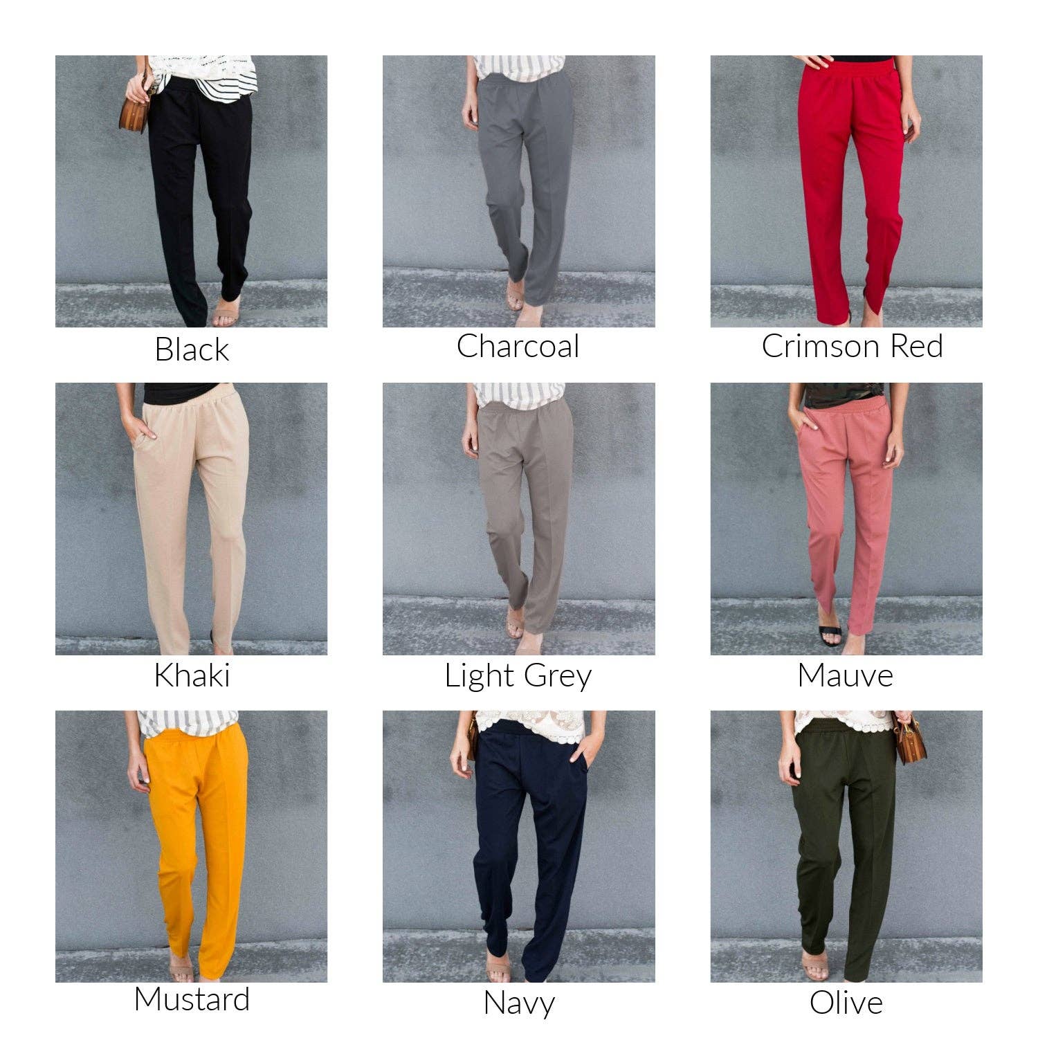 Truly Contagious - Wholesale Pants - Women's - Super Comfy Dress Pants | S-3XL ( HKR101 )1