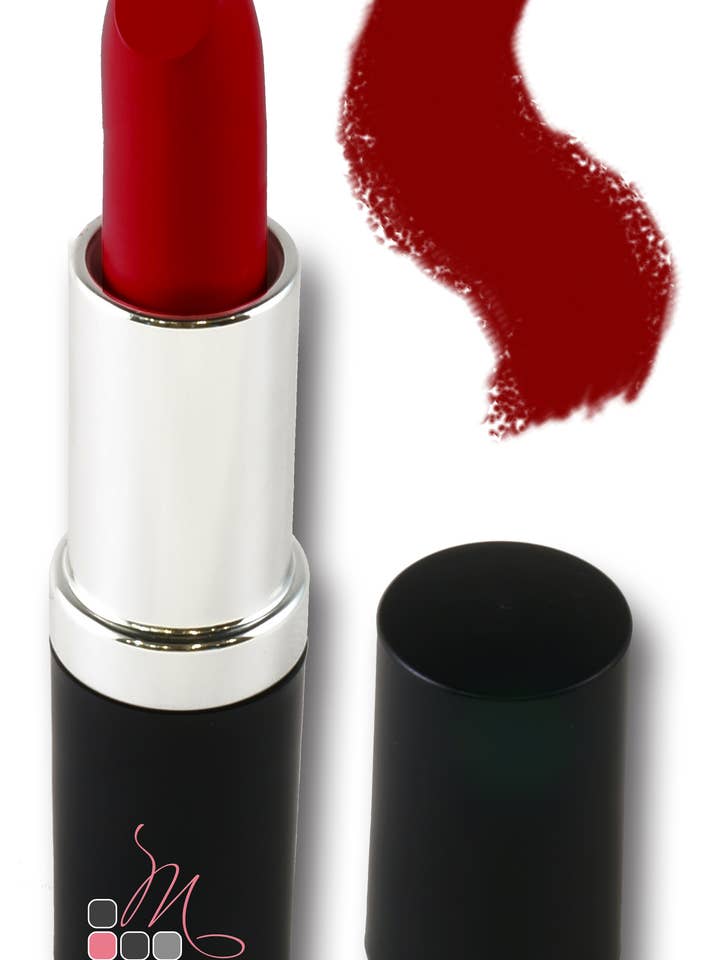 Mineral Hygienics-Rouge à lèvres mat naturel-Dans la zone rouge pour la vente par Mineral Hygienics