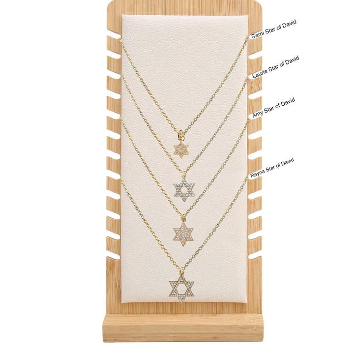 Love, Lisa - Wholesale Pendant/Charm Necklace - Sami Tiny Charming Star of David Necklace4