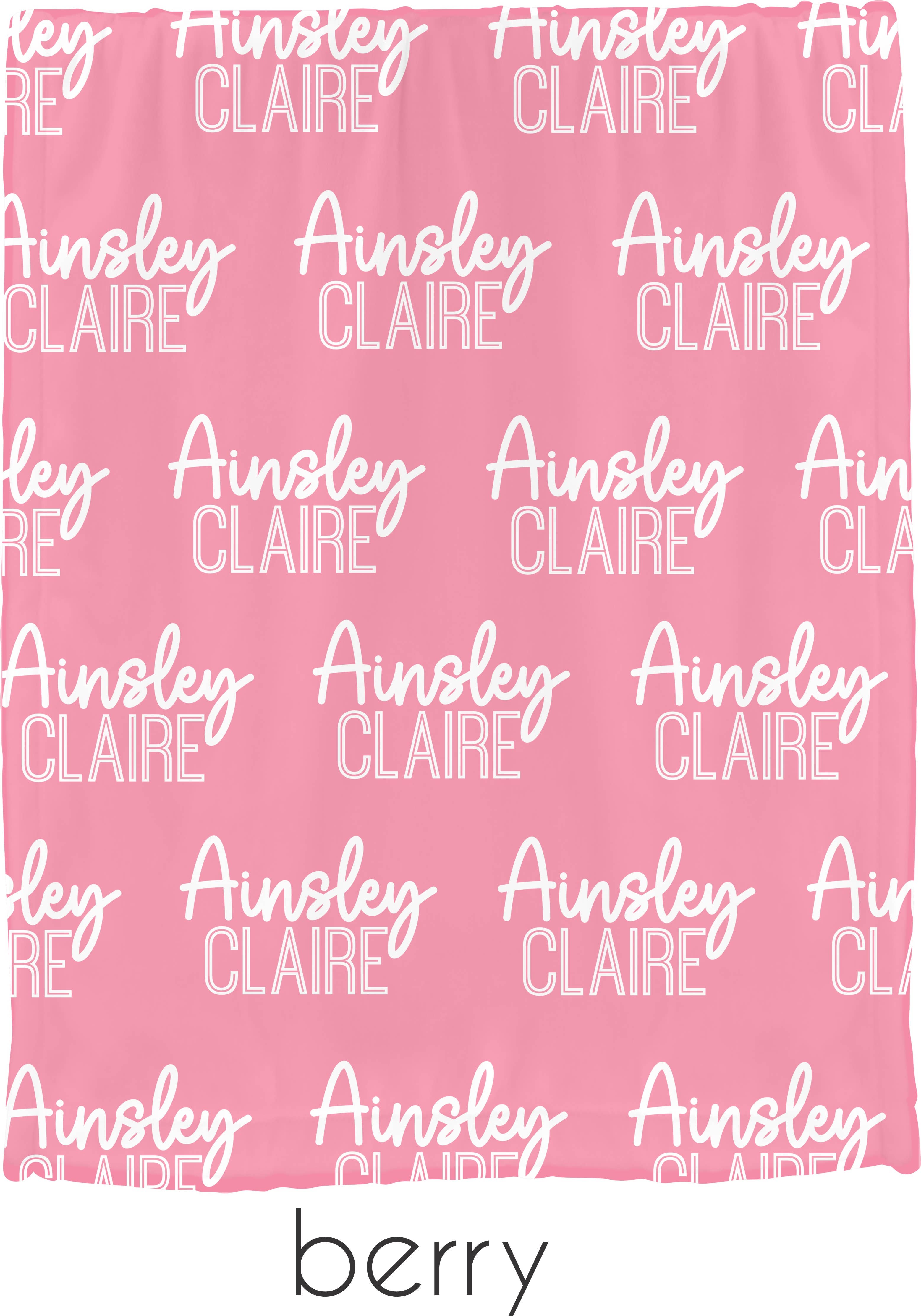 Monogram Junkie – wholesale Bedding blanket – Kids & Baby – Personalized Baby Blanket with Name for Girls4