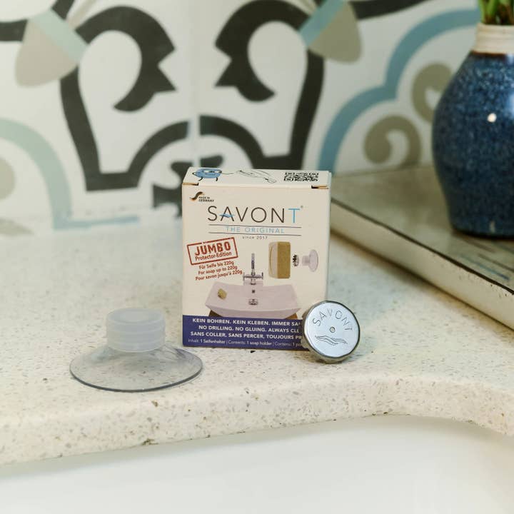 FAIRSAVONT eG. - Wholesale Zeeprekje/zeepbakje - Magnetische zeep houder Jumbo – 220 g, Origineel SAVONT4