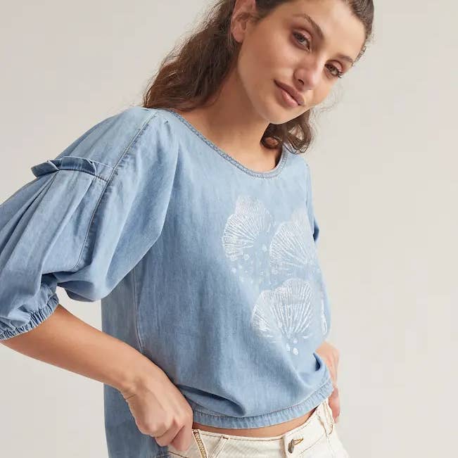 Chemise en jean Cedra pour la vente par Margara Shaw