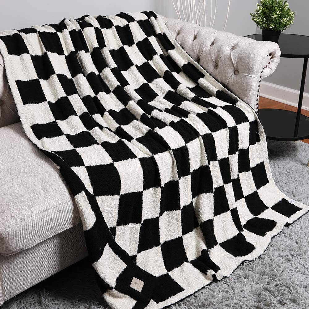 Sensibling Corp. – wholesale Throw blanket – Reversible Checkerboard Patterned Throw Blanket
1