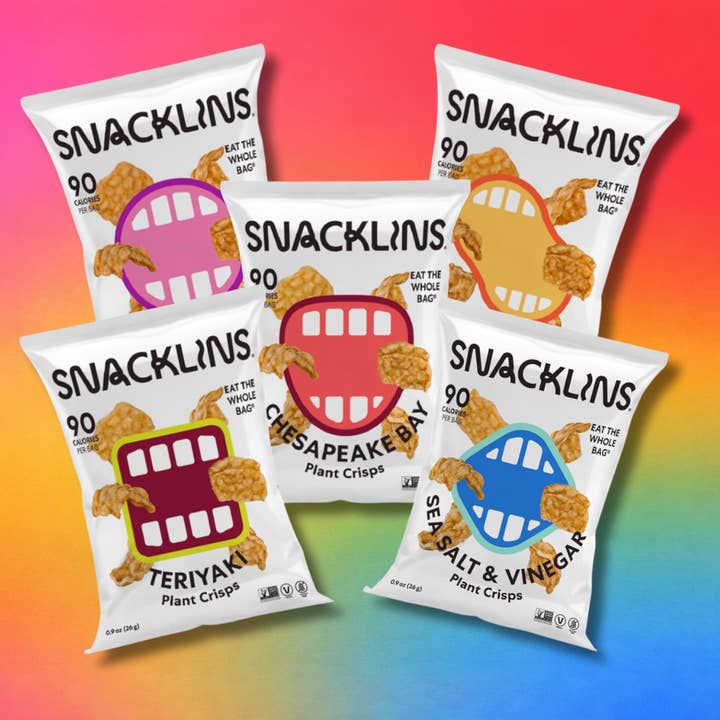 Sharing Size - 6 Flavor Variety Pack (3oz Bags) for wholesale by Snacklins