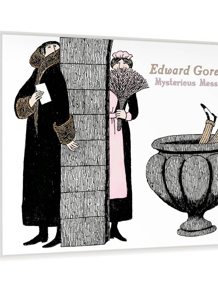 Edward Gorey: Mysterious Messages Boxed Notecard Assortment for wholesale by Pomegranate