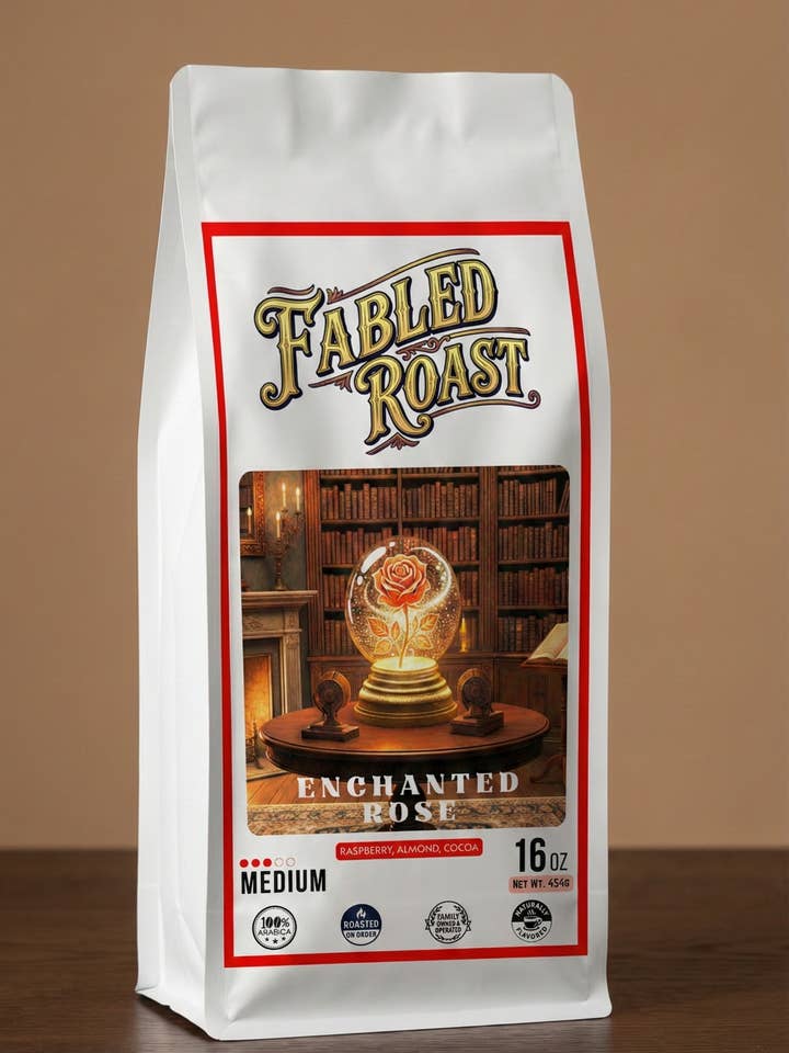 Enchanted Rose | Medium Roast Flavored Coffee Blend for wholesale by Fabled Roast