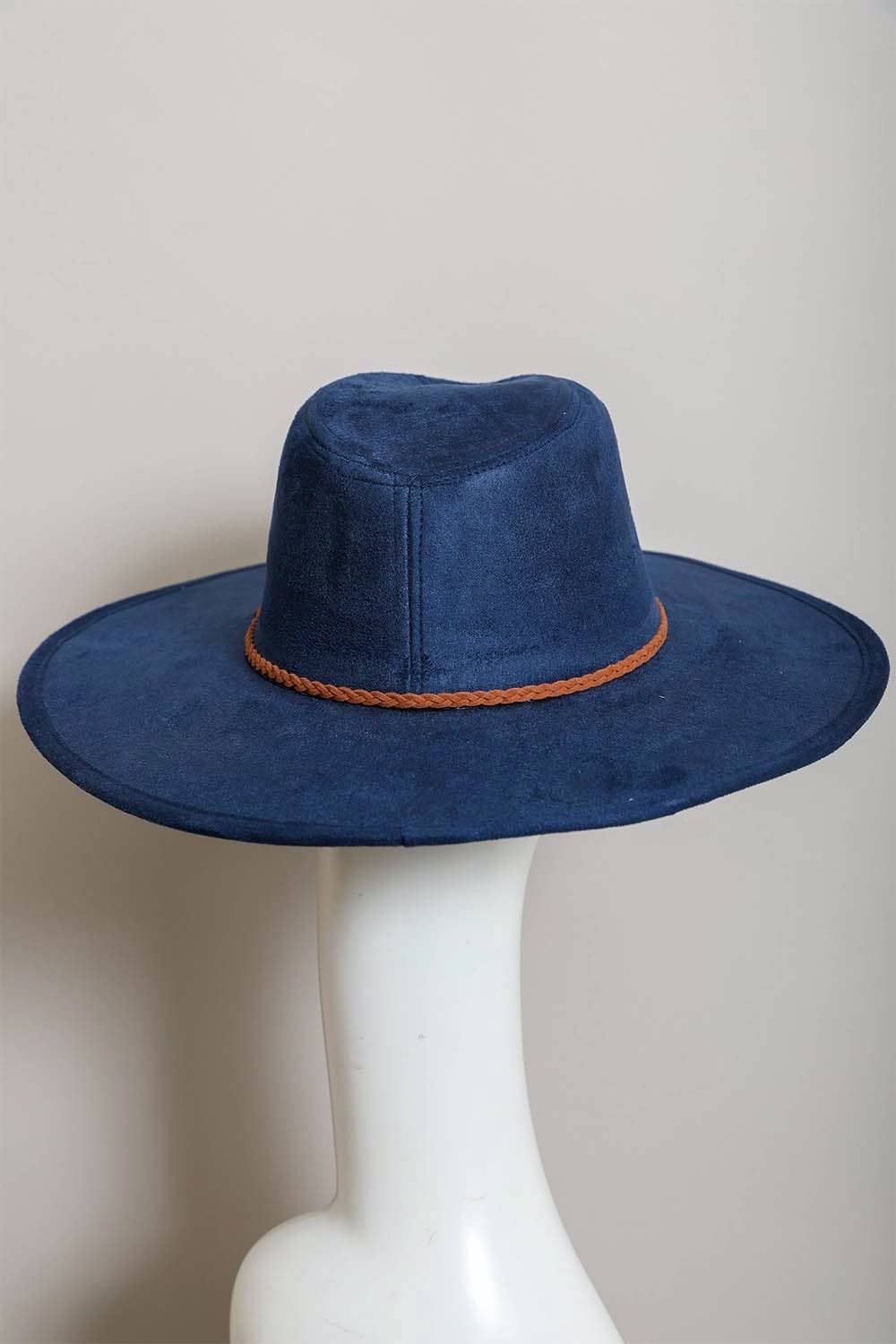 Leto Accessories - Vendita all'ingrosso Fedora - Donna - Cappello bolero intrecciato a tesa larga4