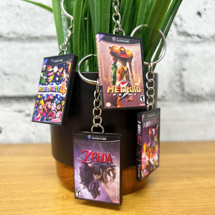 BitsyLabs - Wholesale Keychain - Unisex - Gamecube Game Case Keychain3