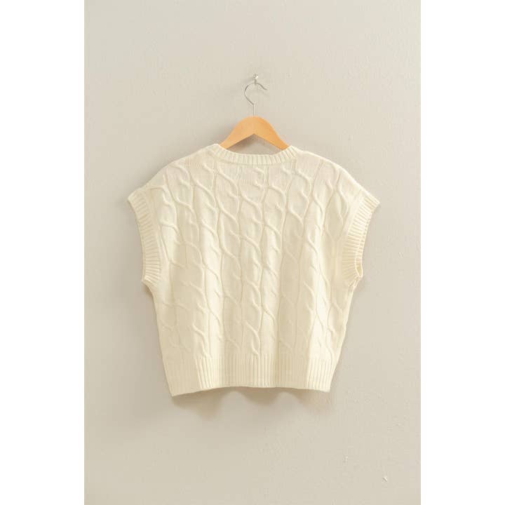HYFVE - Wholesale Sweater Vest - Women's - Sleeveless Oversized Cable Knit Sweater Vest19