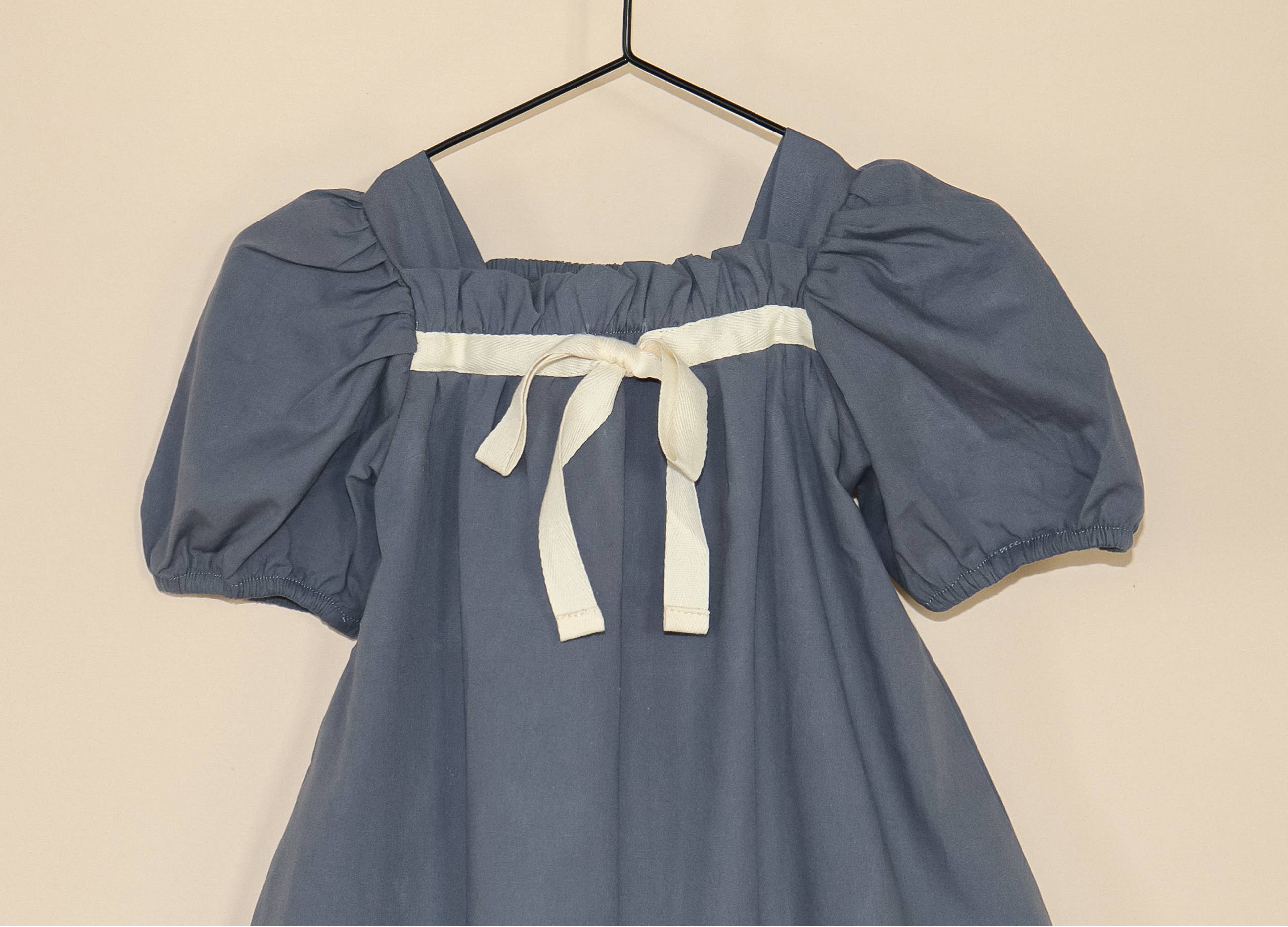 Almond Bud - Wholesale Dress - Kids - The Poppy Puff Sleeve Dress w/ Matching BLOOMERS  Baby Dress5