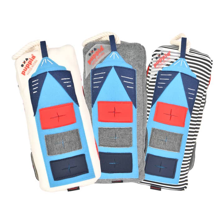 JOUET POUR CHIEN EN FORME DE NEZ, TAILLE HAUTE, POUR L'ENTRAÎNEMENT ET L'ENNUI pour la vente par Puppia International Inc.