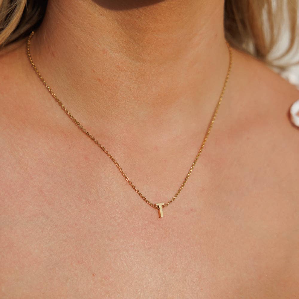 Silk oil of Morocco – Großhandel Kette mit Anhänger/Charm – Initiale Halskette | Amici by Ella20