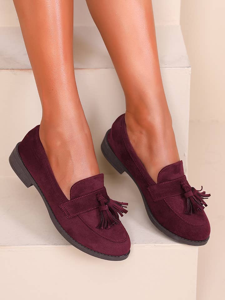 Mocasines suela confort con borla H8-966M para venta al por mayor de Joia Paris