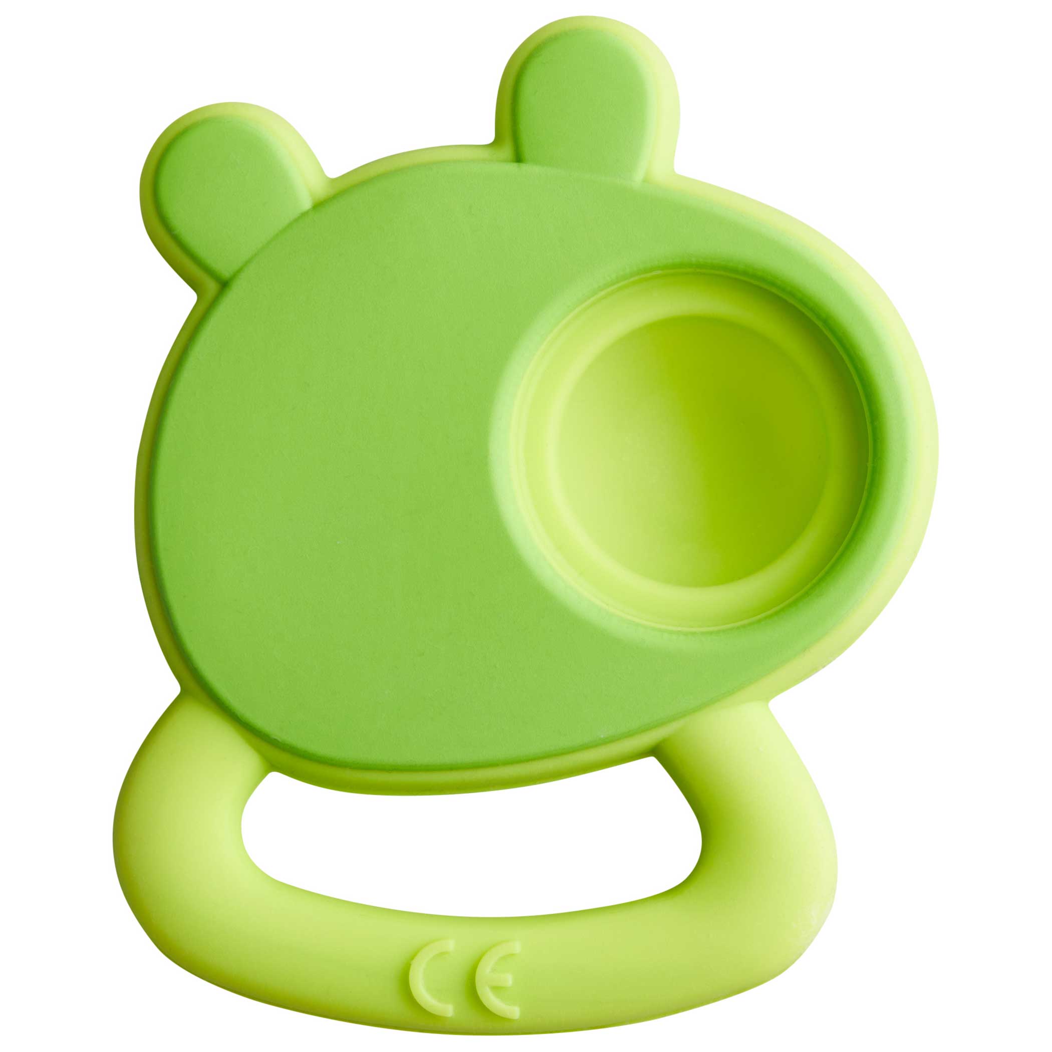 HABA USA - Vente Anneau de dentition sans clip – bébé - Jouet de dentition en silicone Grenouille Pop.2