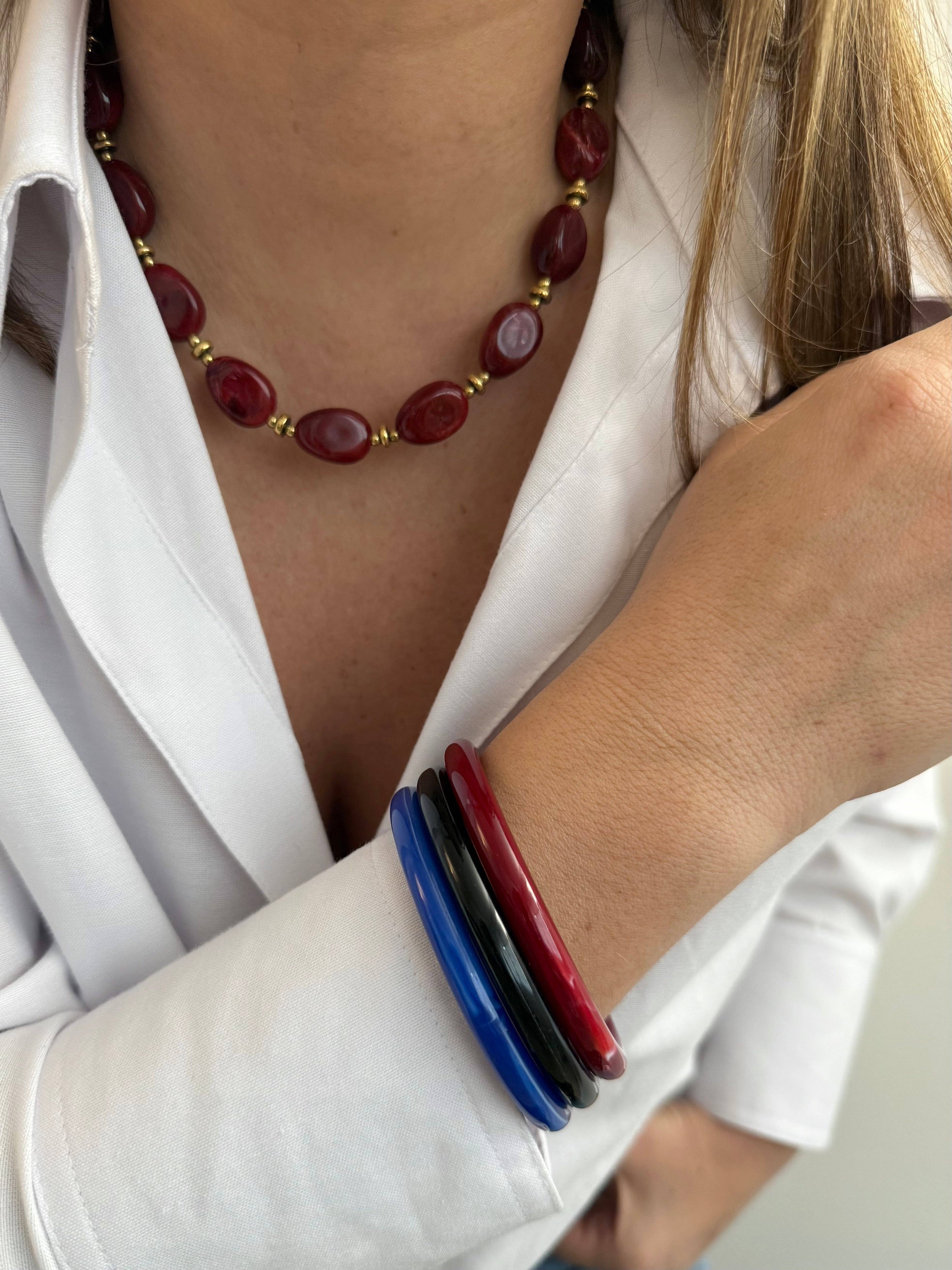 A.B. Paris - Wholesale Beaded/Pearl Necklace - Java - 7 colors23