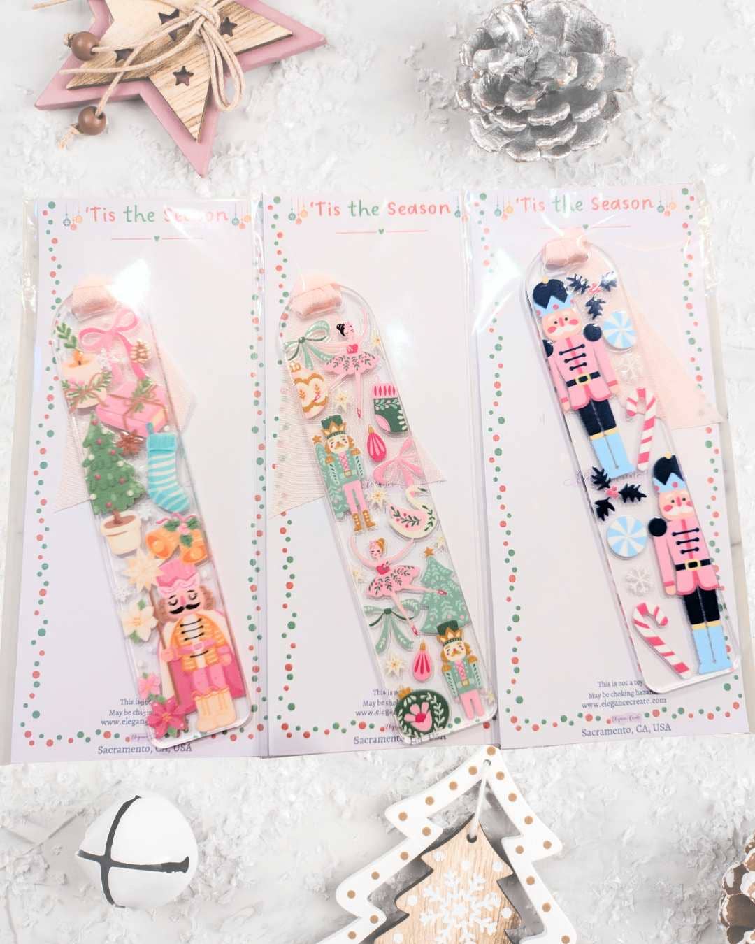 Elegance Create - Wholesale Bookmark - Nutcracker Ballet Christmas Bookmark Gifts5