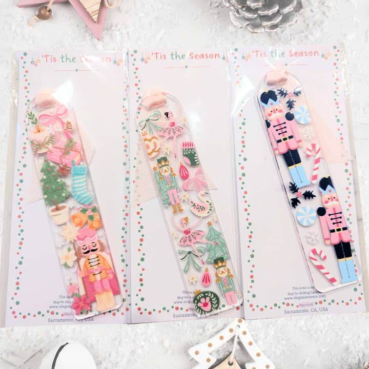 Elegance Create - Wholesale Bookmark - Nutcracker Ballet Christmas Bookmark Gifts5