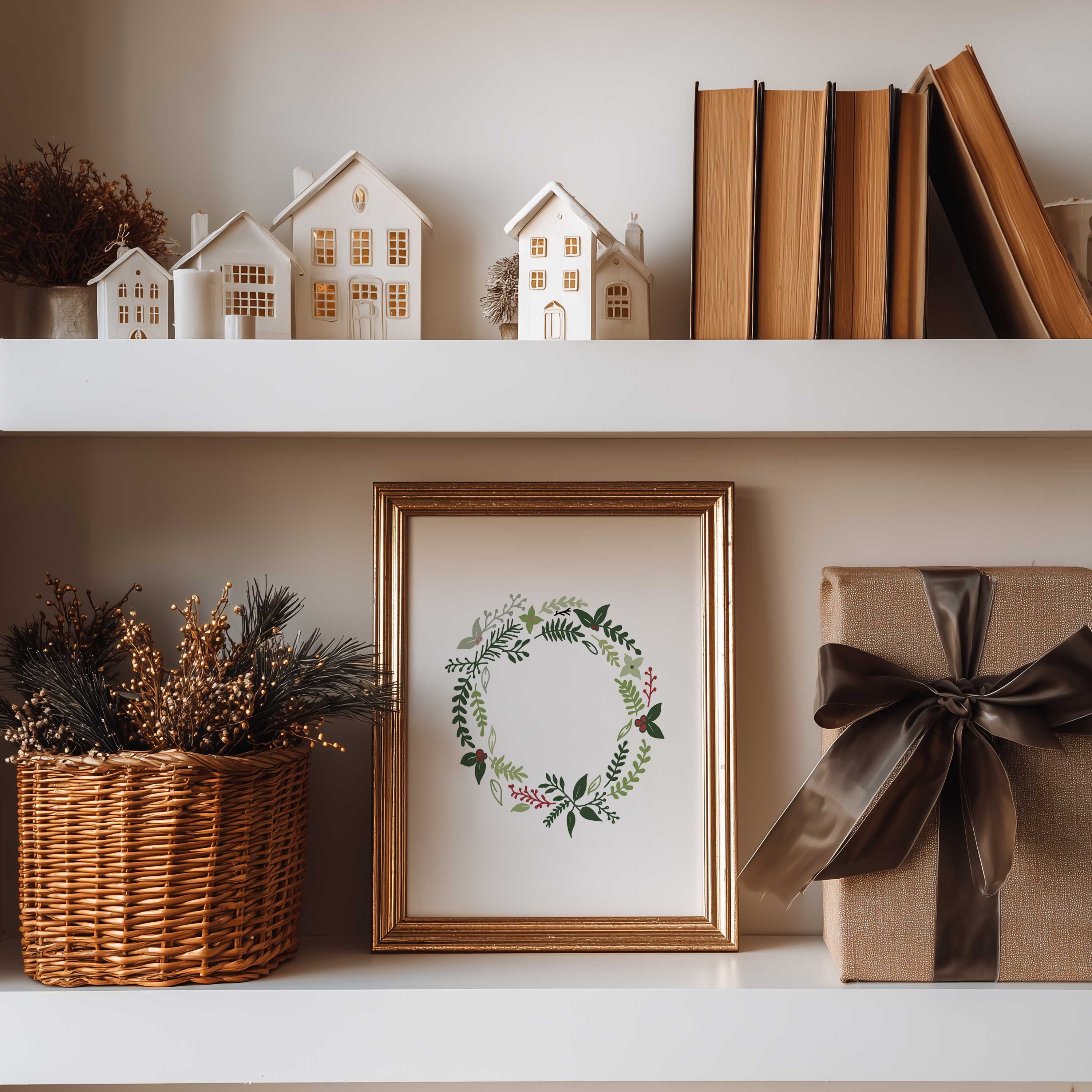 Kartoti Designs - Wholesale Art Print - Holiday Greens Mini Print Set3