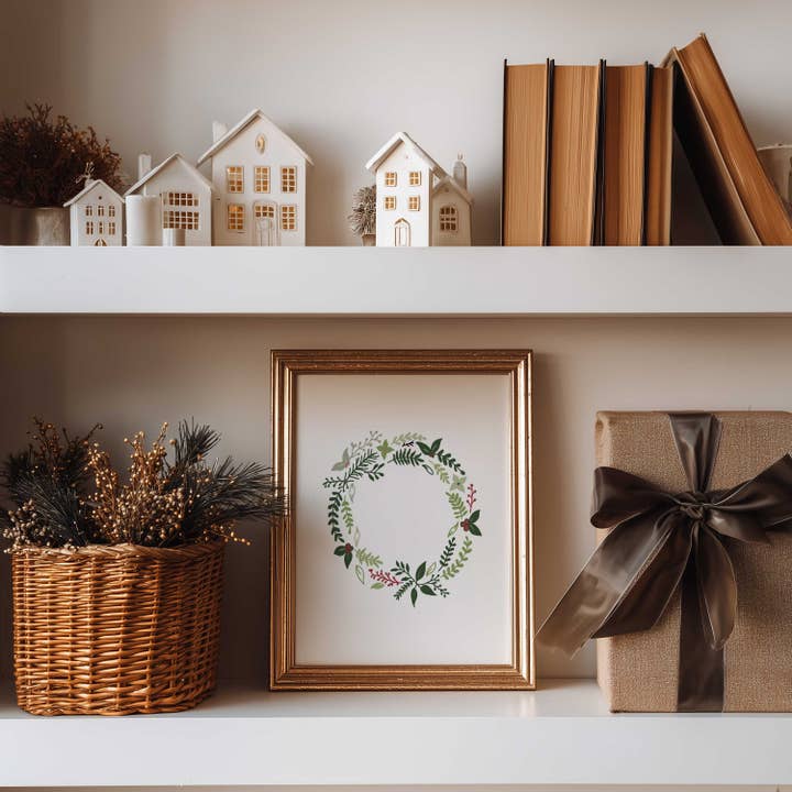 Kartoti Designs - Wholesale Art Print - Holiday Greens Mini Print Set3