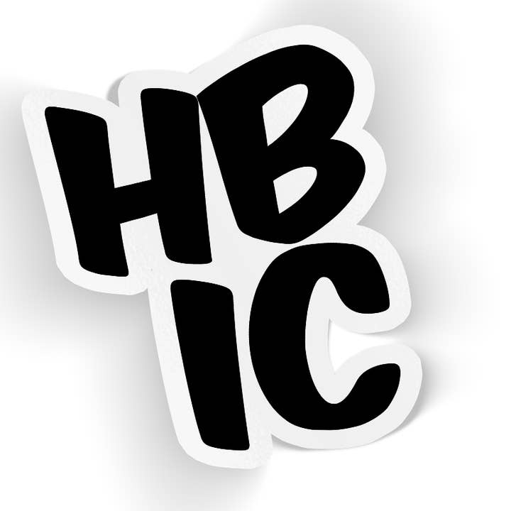 Quotable Life - Wholesale Sticker - HBIC (head bitch in charge) Sticker