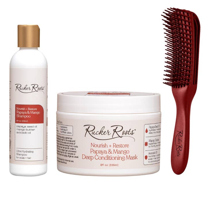 Papaya Seed Oil & Mango Butter "Stars of Wash Day" for wholesale by Rucker Roots