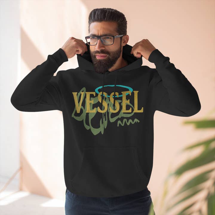 Vessel, Inspirerende Tre-delt Fleece Hættetrøje - for engroshandel hos The Fashioned Label