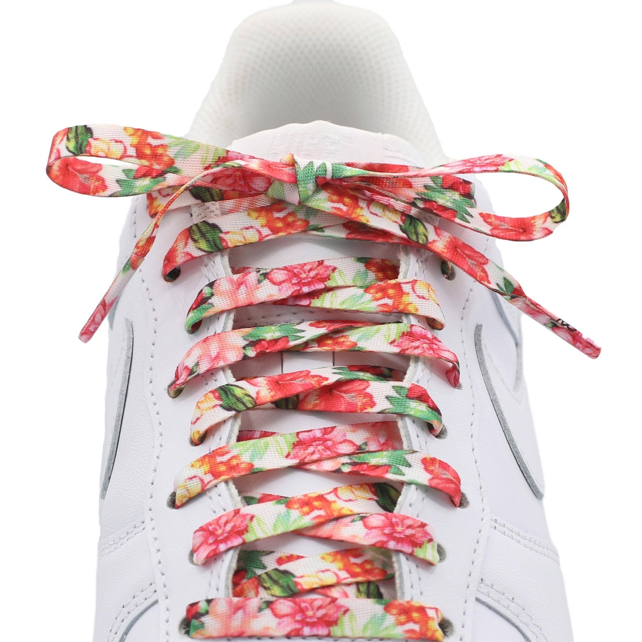 Shoe Lace Supply - Wholesale Shoelaces - Unisex - Flat Printed Shoe Laces - Floral2