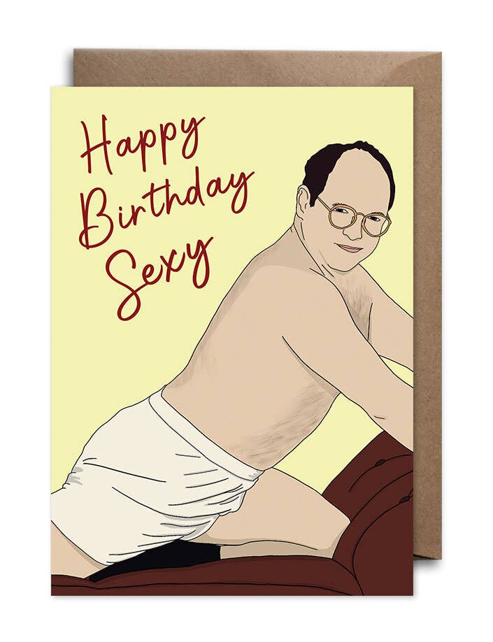 Bonne Nouvelle - Wholesale Birthday Card - George Costanza - Seinfeld Birthday Card1