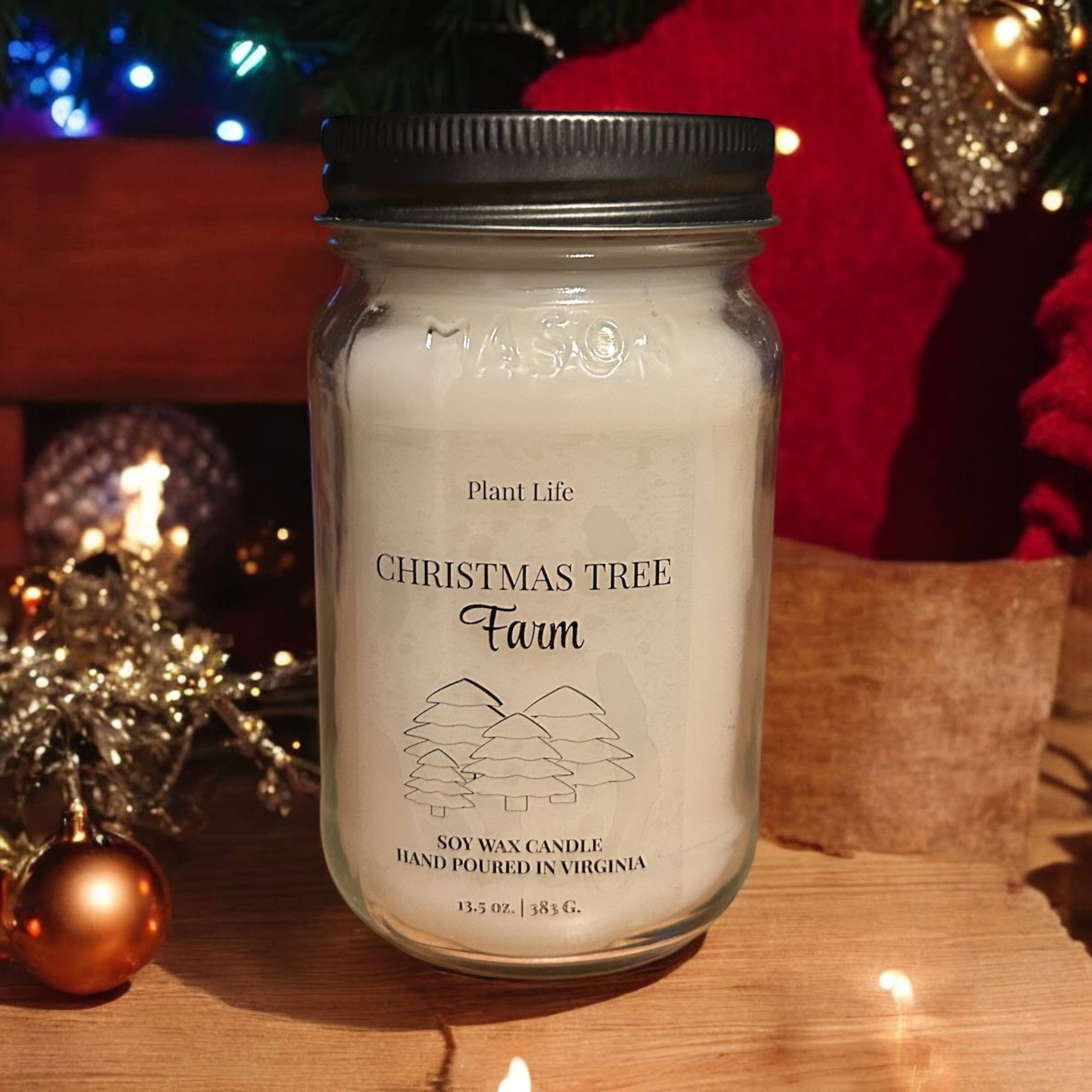 Plant Life - Wholesale Candle holder - Christmas Mason Jar
