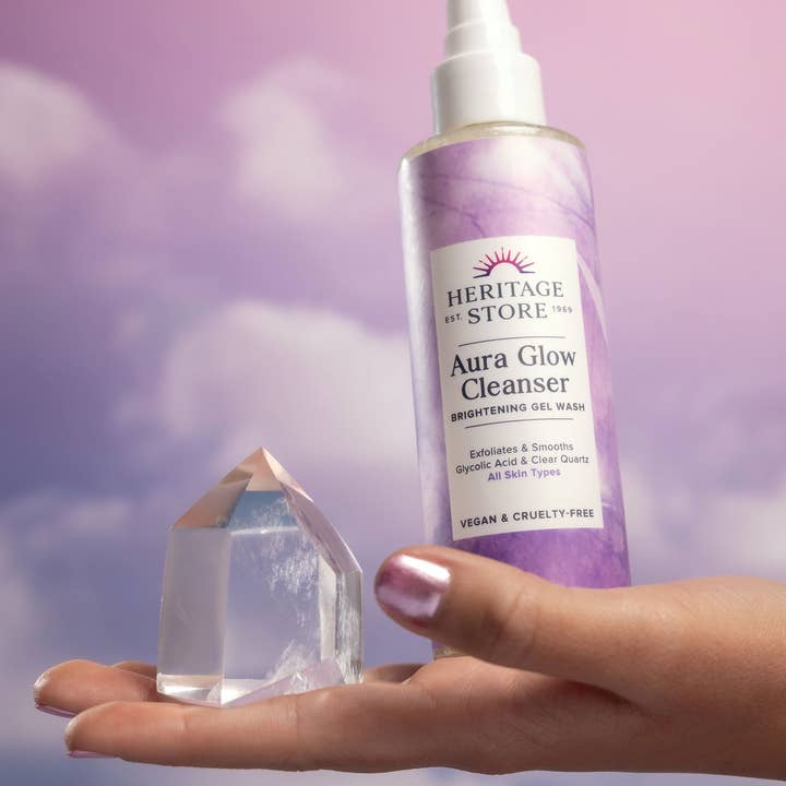 Heritage Store - Wholesale Facial Cleanser - Aura Glow Facial Cleanser 6 oz