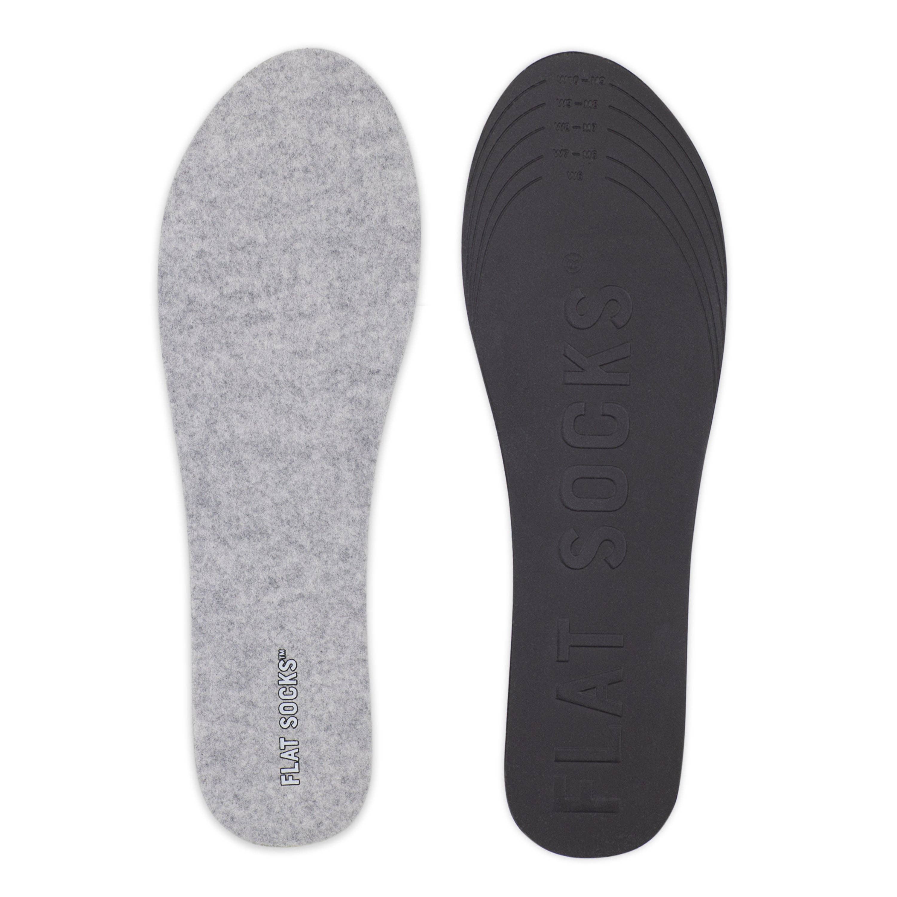 FLAT SOCKS - Wholesale Socks - Unisex - Light Heather Grey FLAT SOCKS4
