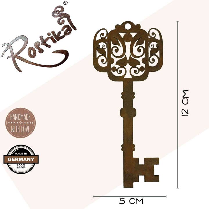 Rostikal - Wholesale Wall Accent - Padlock with key | nostalgic hanging decoration3