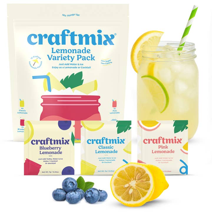 Lemonade Variety Pack Cocktail Mixers -12 Serving Multipack for wholesale by Craftmix