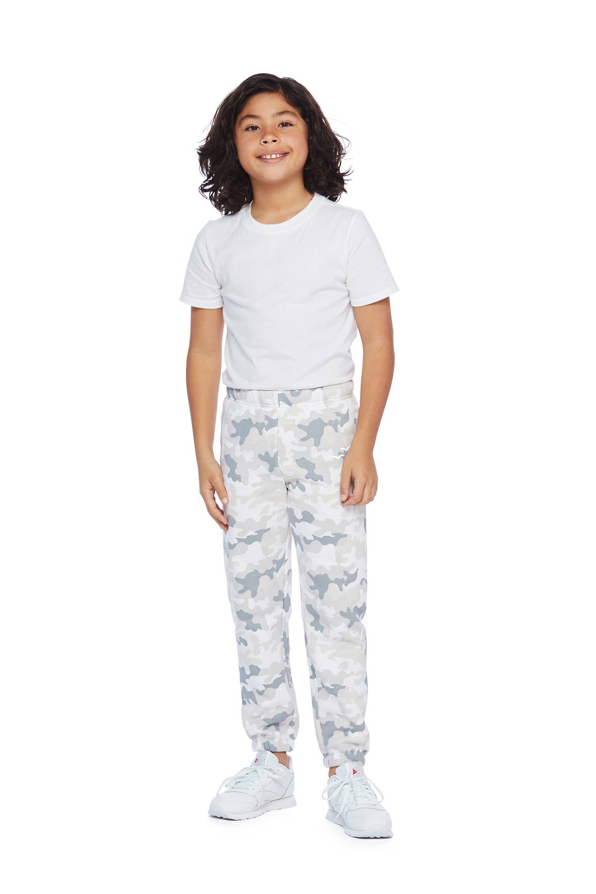 Lazypants - Wholesale Lounge Sweatpants/Joggers - Kids - Niki Original Kids Sweatpants in White Camo